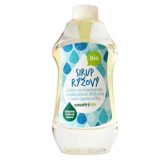 Country Life Sirup rýžový 874 ml BIO